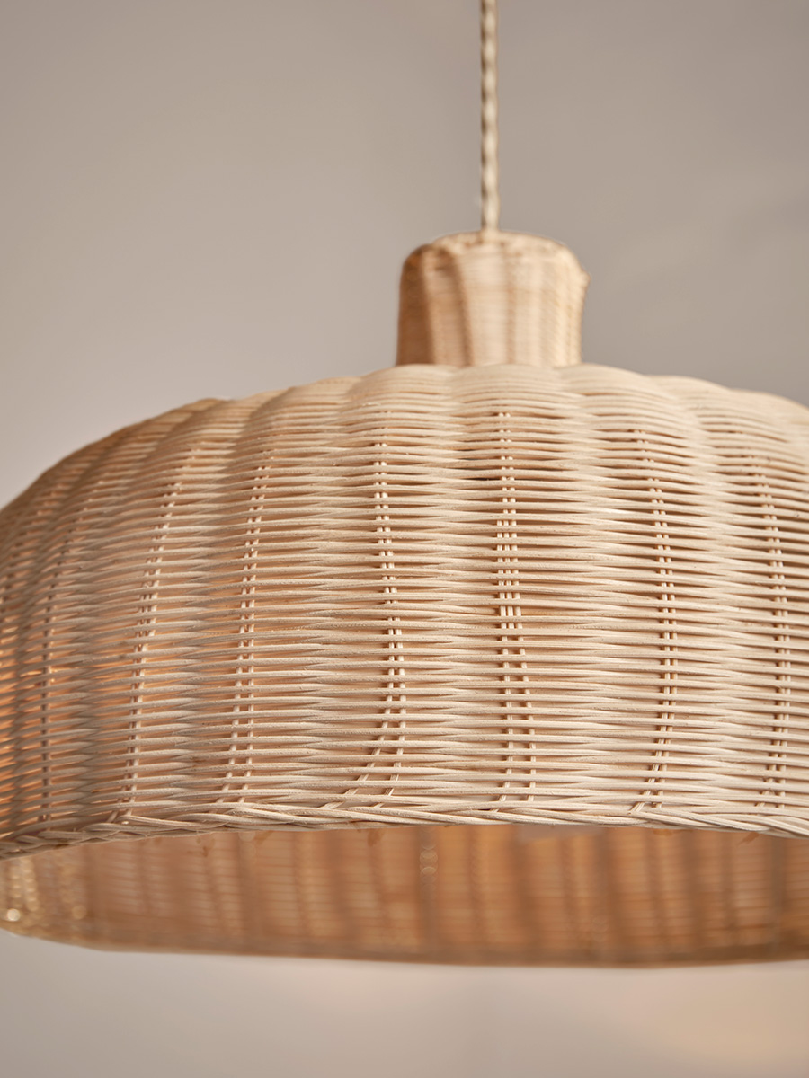 Rattan Dome Shade