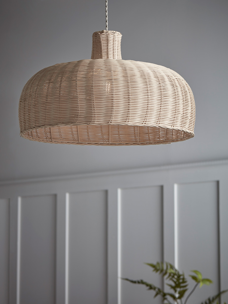 Rattan Dome Shade