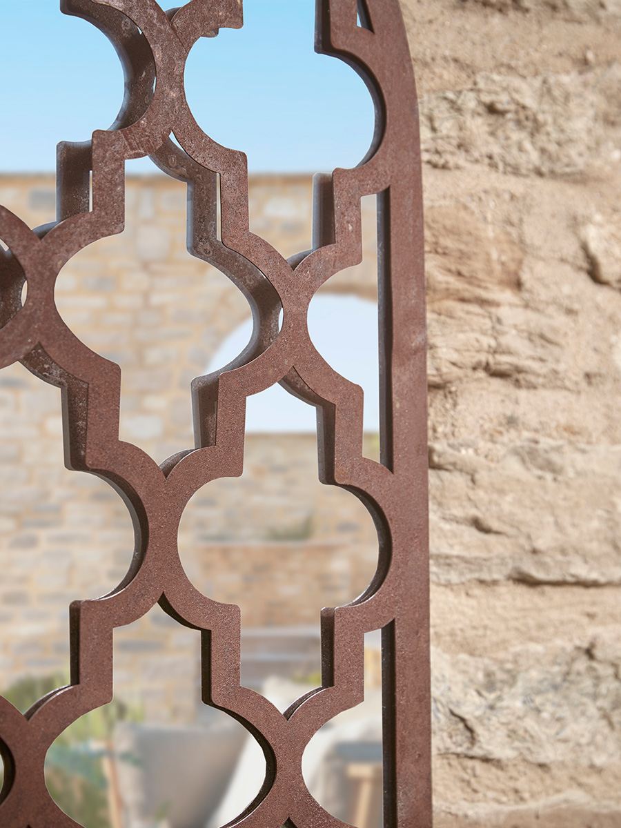 Product photograph of Outdoor Trellis Mirror from Cox and Cox.