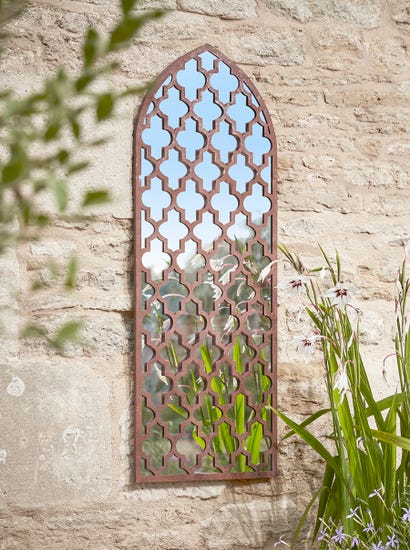 Outdoor Trellis Mirror