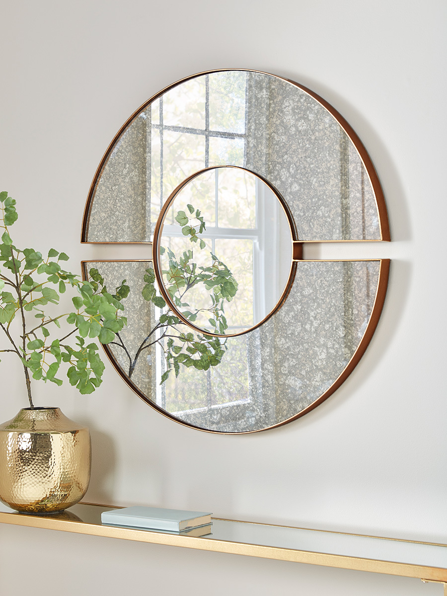 Product photograph of Lunar Mirror from Cox and Cox