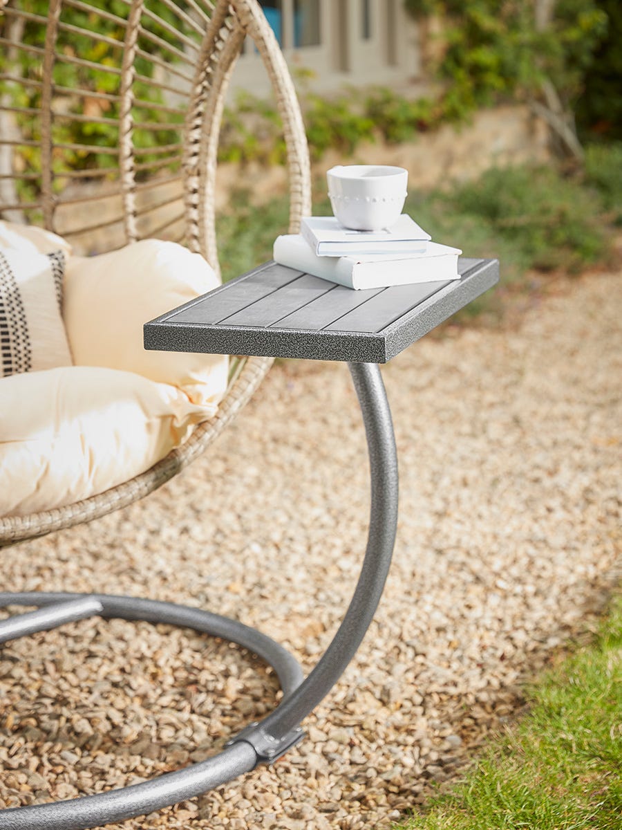 Hanging Chair Side Table Grey