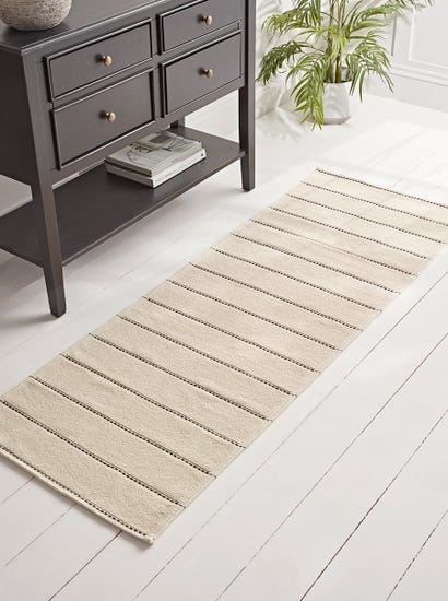 Monochrome Striped Runner