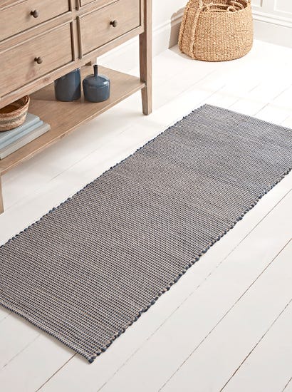 Navy Weaved Runner