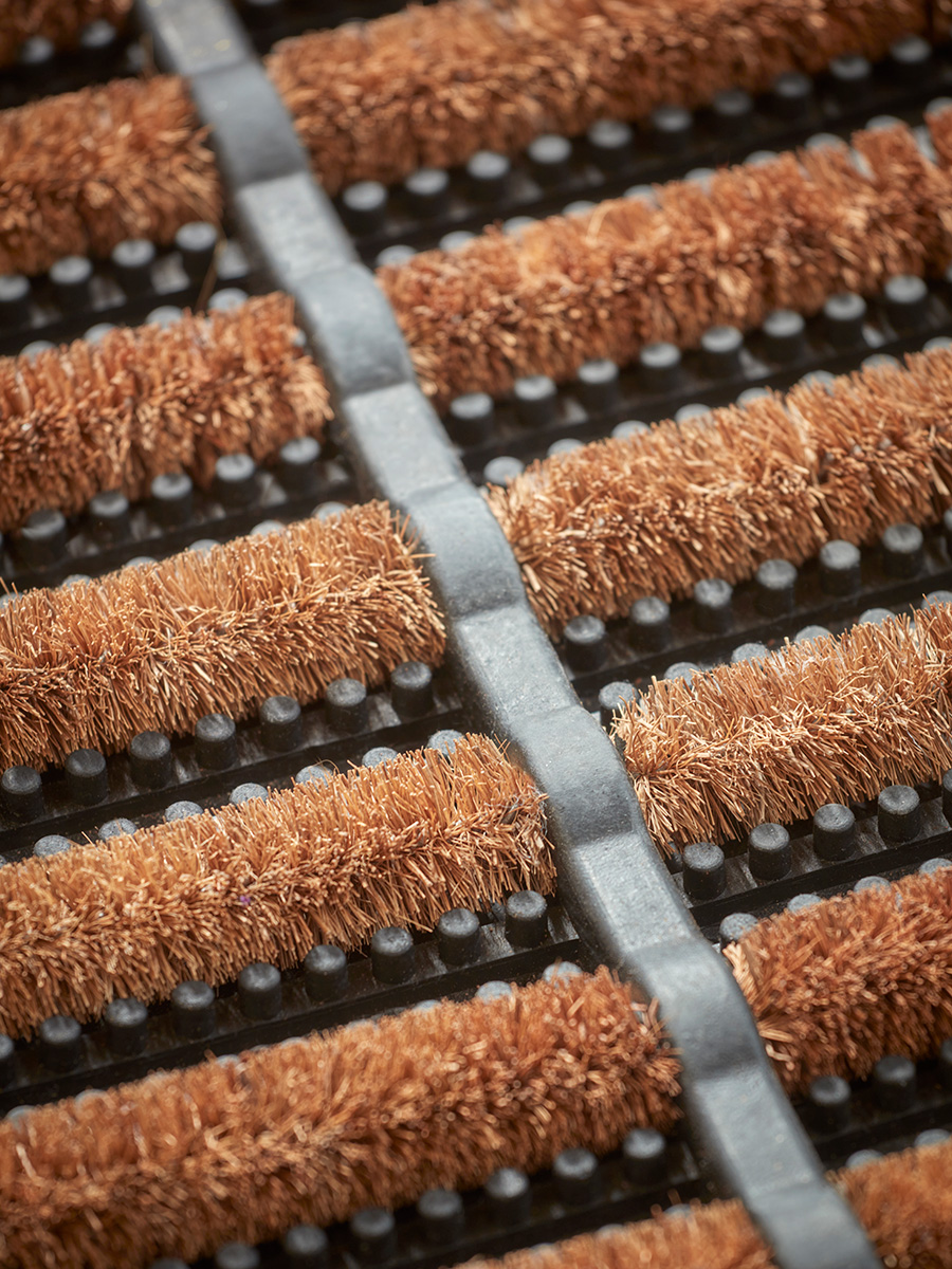 Rubber Border Doormat - Natural