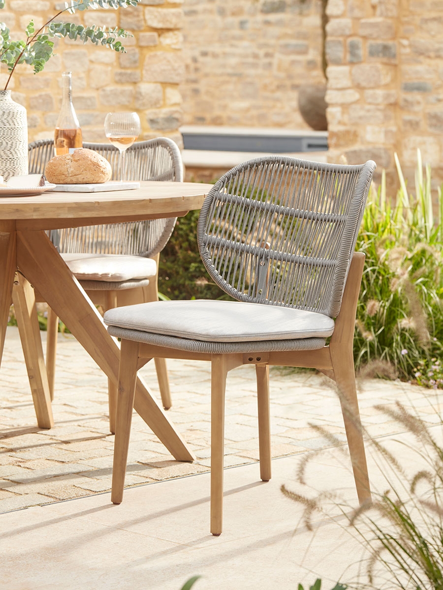 Product photograph of Two Tove Dining Chairs from Cox and Cox