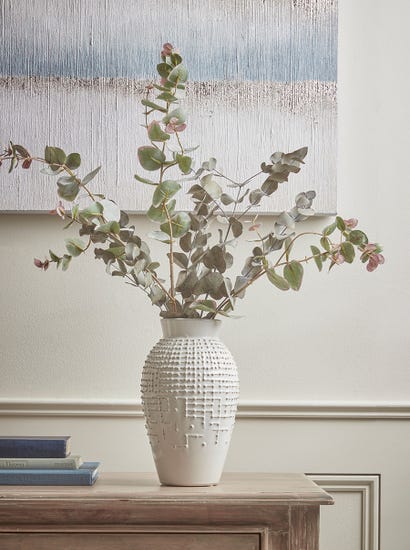 Glazed Dotted Vase