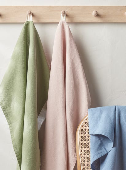 Cotton Tea Towel - Nordic Blue