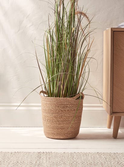 Natural Woven Planter