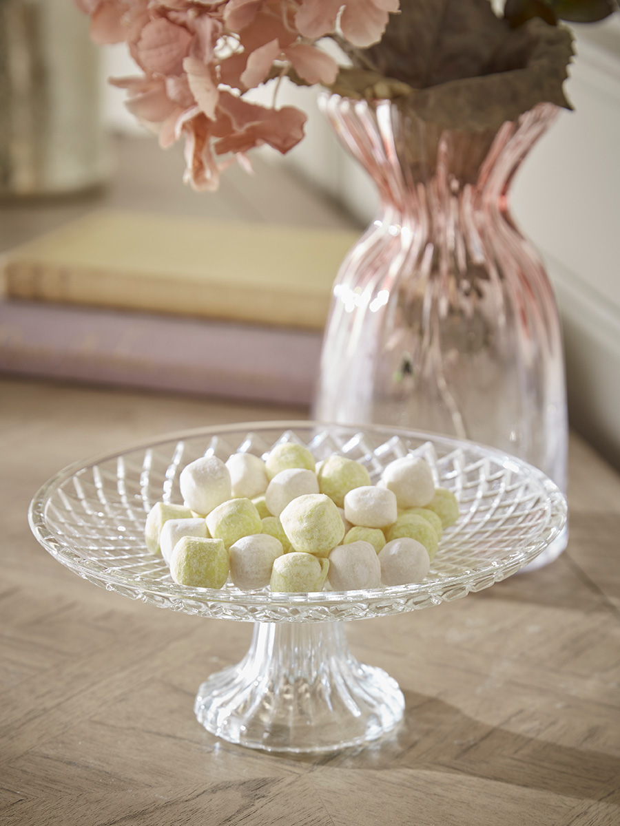 Vintage glass cake plate cheap