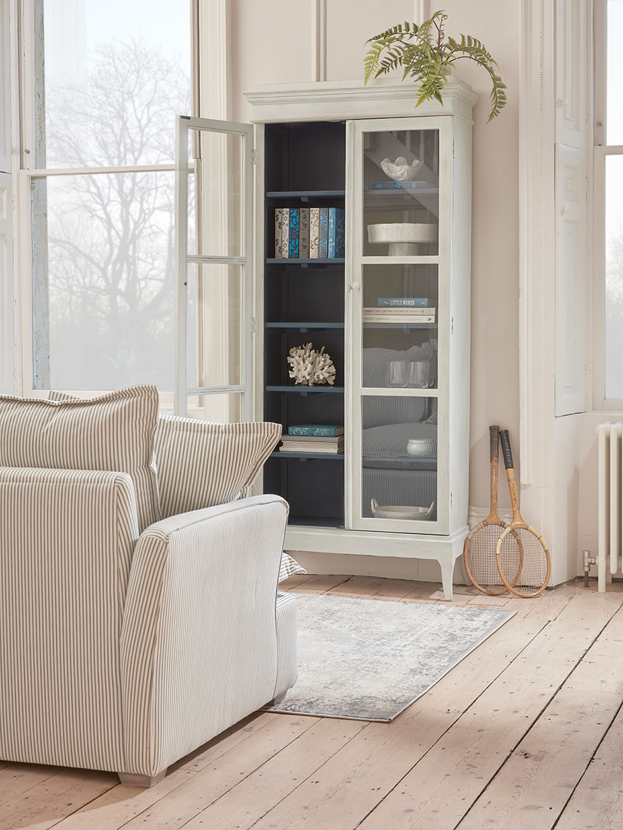 Product photograph of Anara Display Cabinet from Cox and Cox.