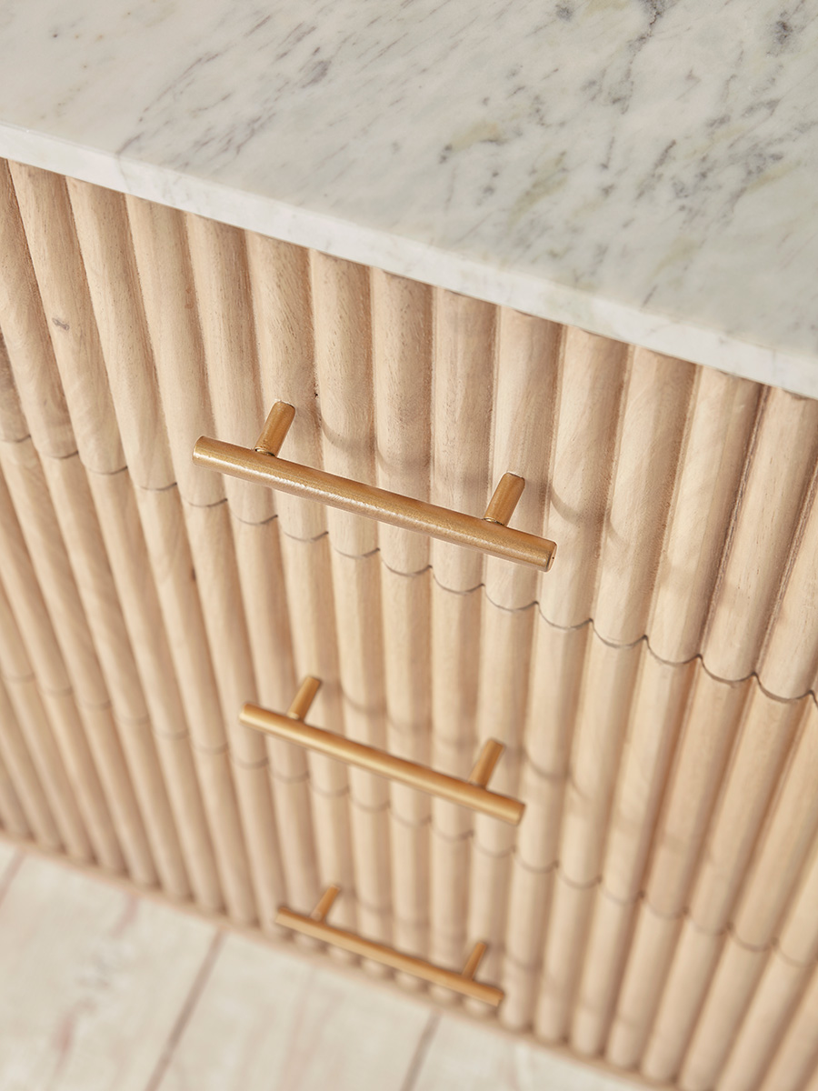 Product photograph of Freja Chest Of Drawers - Large from Cox and Cox.