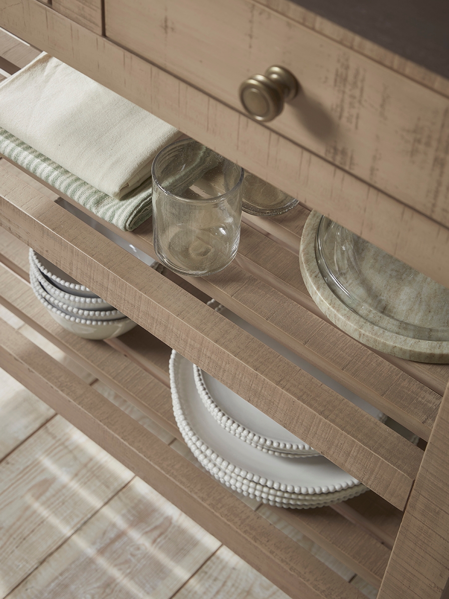 Product photograph of Keils Small Kitchen Island from Cox and Cox.