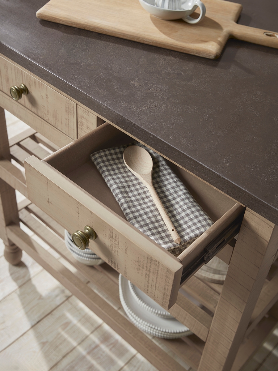 Product photograph of Keils Small Kitchen Island from Cox and Cox.