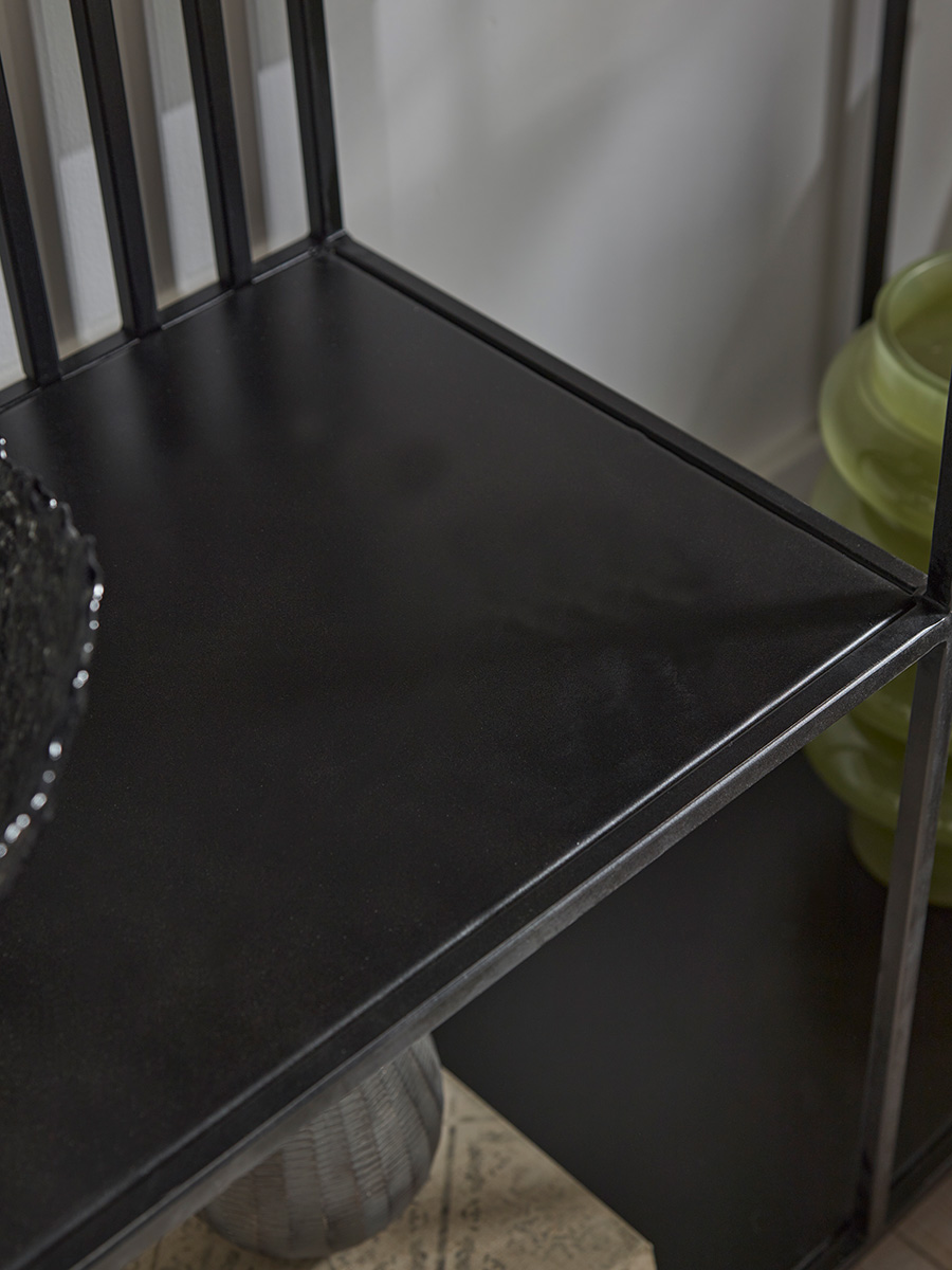 Product photograph of Open Metal Display Cabinet from Cox and Cox.