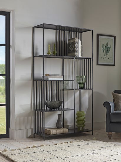 Open Metal Display Cabinet
