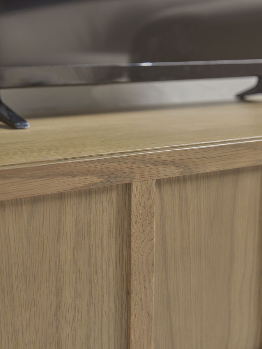 Product photograph of Pannelled Media Unit from Cox and Cox.