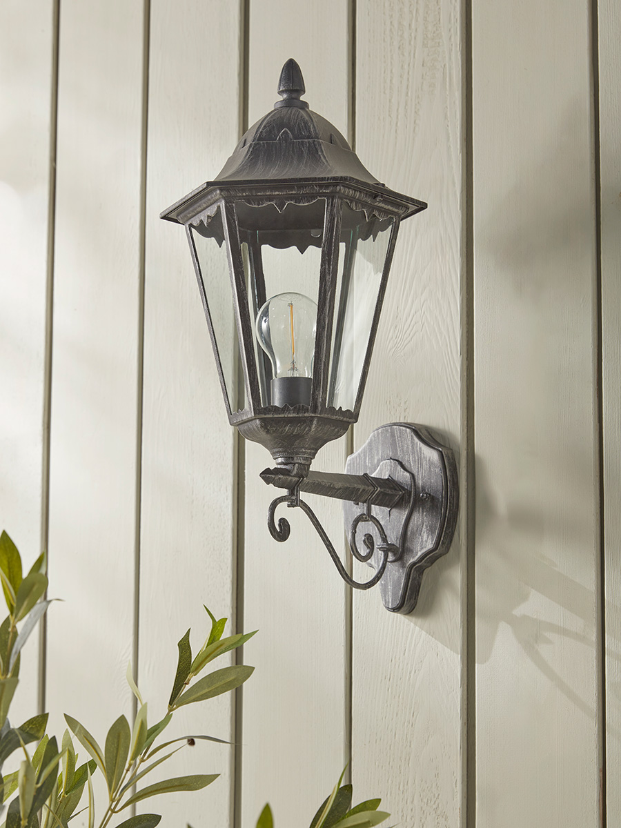 Coach lights on house on sale