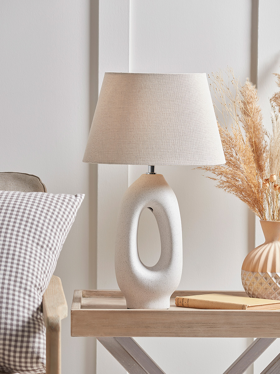 Product photograph of Abstract Speckled Table Lamp from Cox and Cox