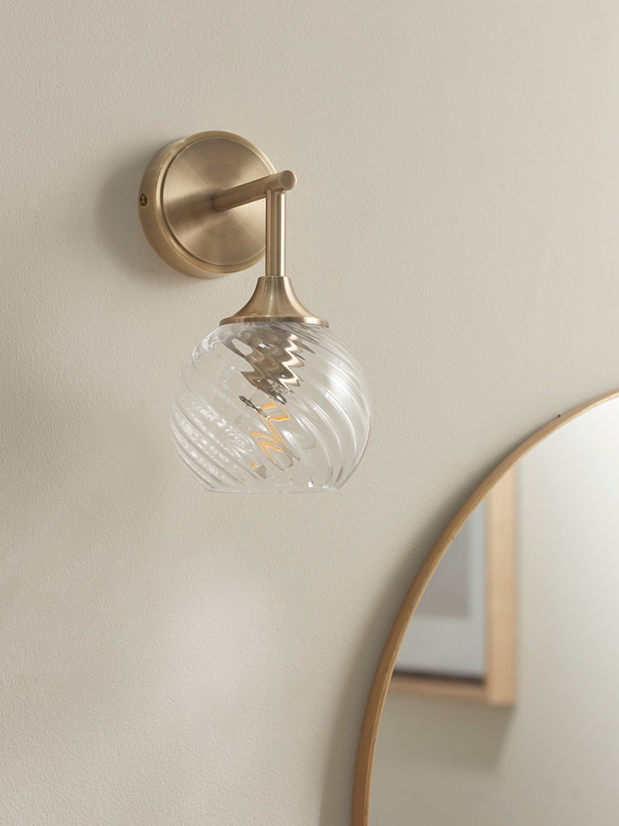 Product photograph of Vaduz Wall Light from Cox and Cox