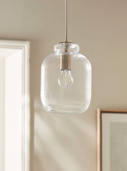 Dimpled Glass Pendant