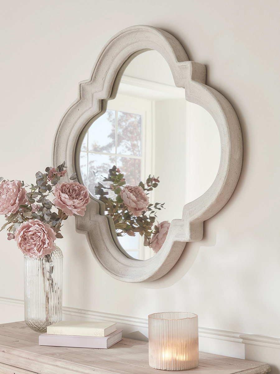 Photo of Concrete effect maroq mirror