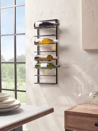 Tall Wall Wine Rack