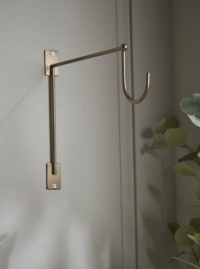 Antique Brass Effect Wall Hook