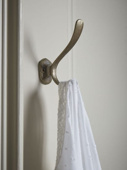 Double Hook - Brass
