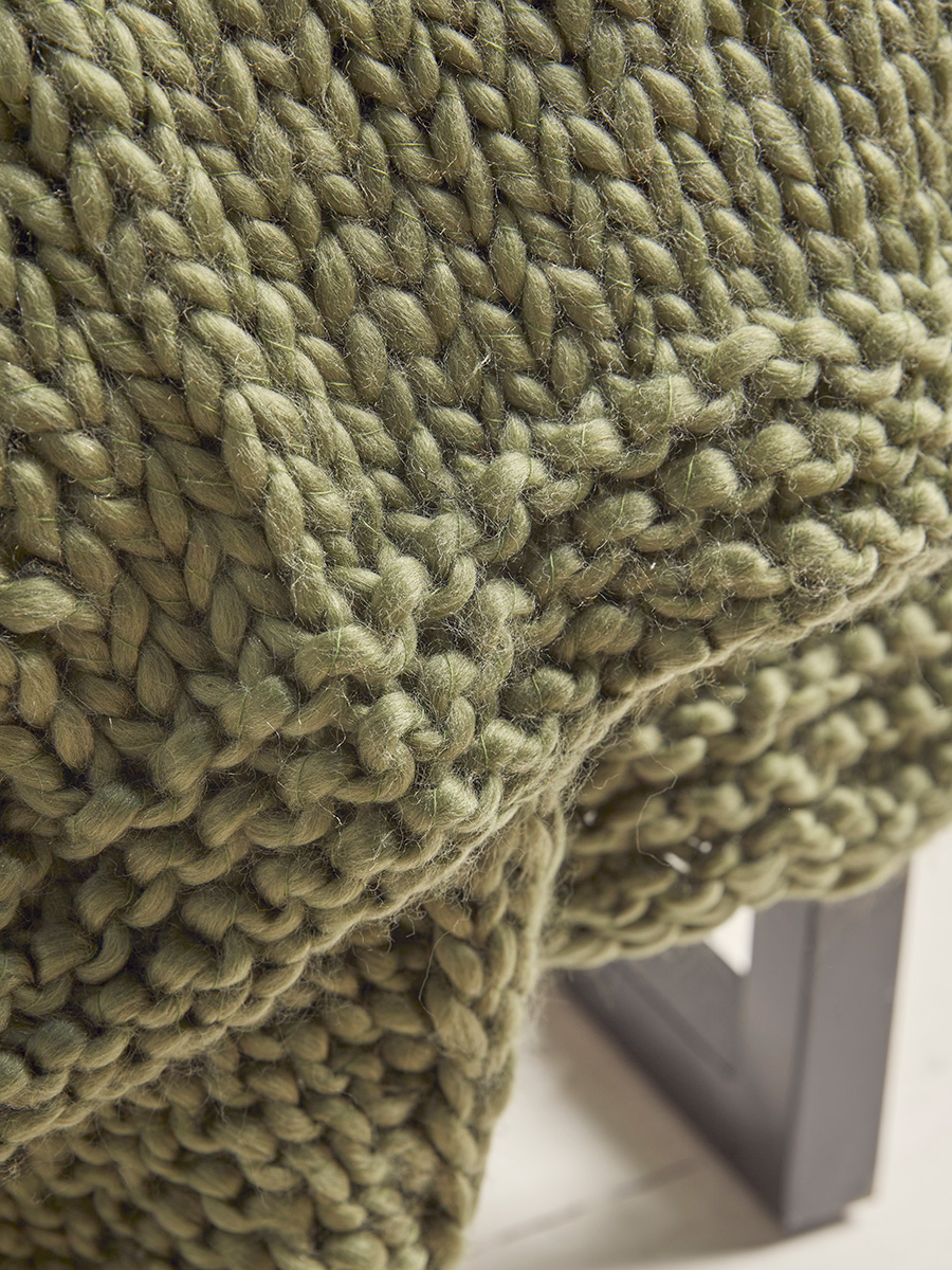 Product photograph of Cable Knit Diamond Throw from Cox and Cox.