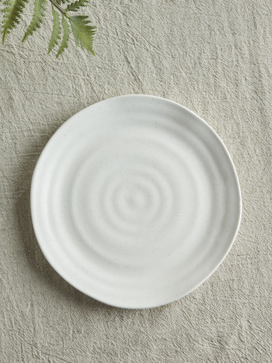 Product photograph of Six Speckled Side Plates from Cox and Cox.