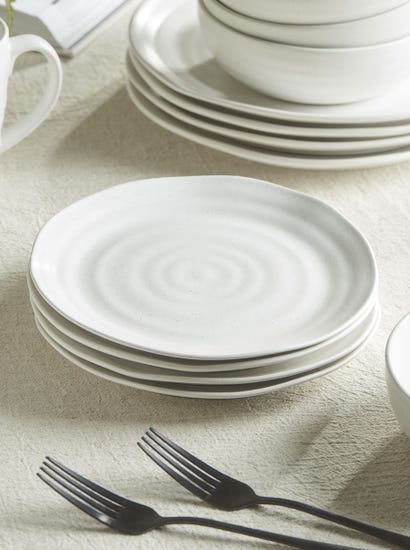Six Speckled Side Plates