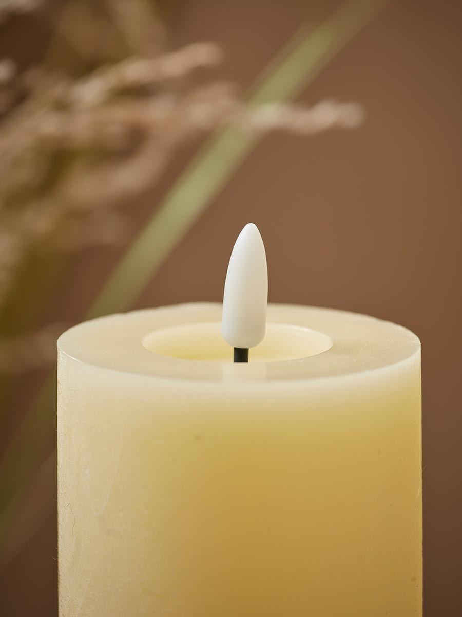 Product photograph of Three Remote Controlled Led Candles from Cox and Cox.