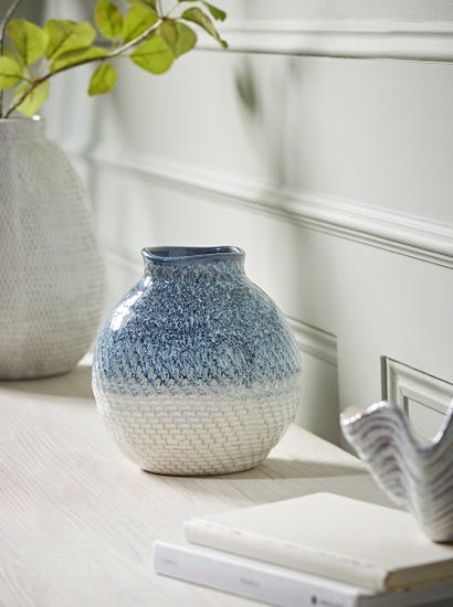 Textured Two Tone Vase