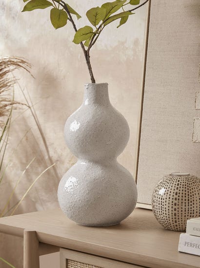Speckled Stoneware Vase