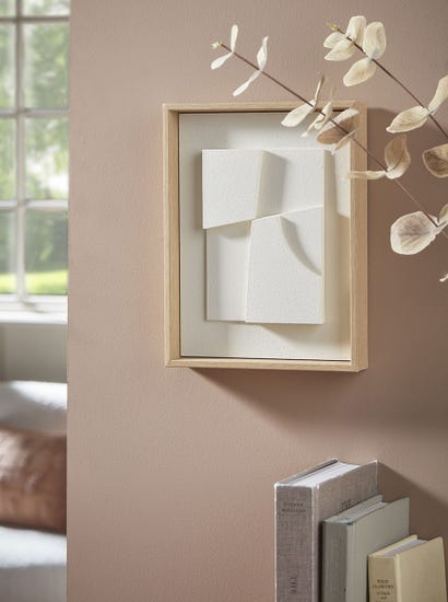 Miniature Layered Framed Abstract Canvas