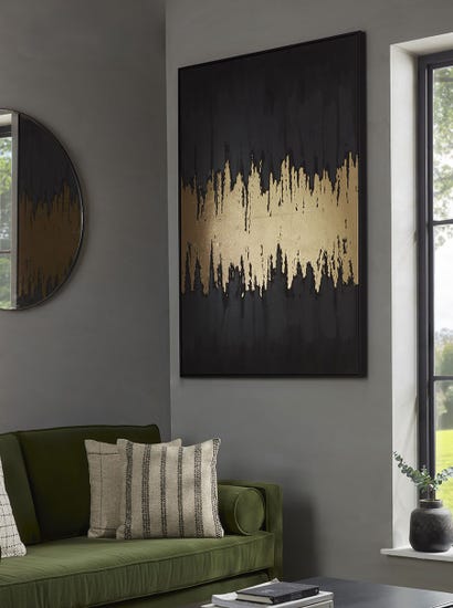 Framed Golden Canvas