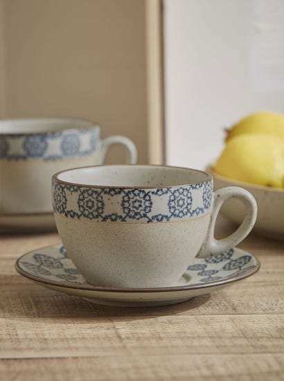 Fiorella Teacup and Saucer