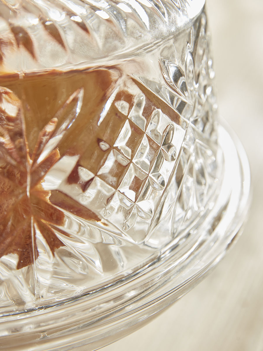Product photograph of Vintage Style Covered Cake Stand from Cox and Cox.