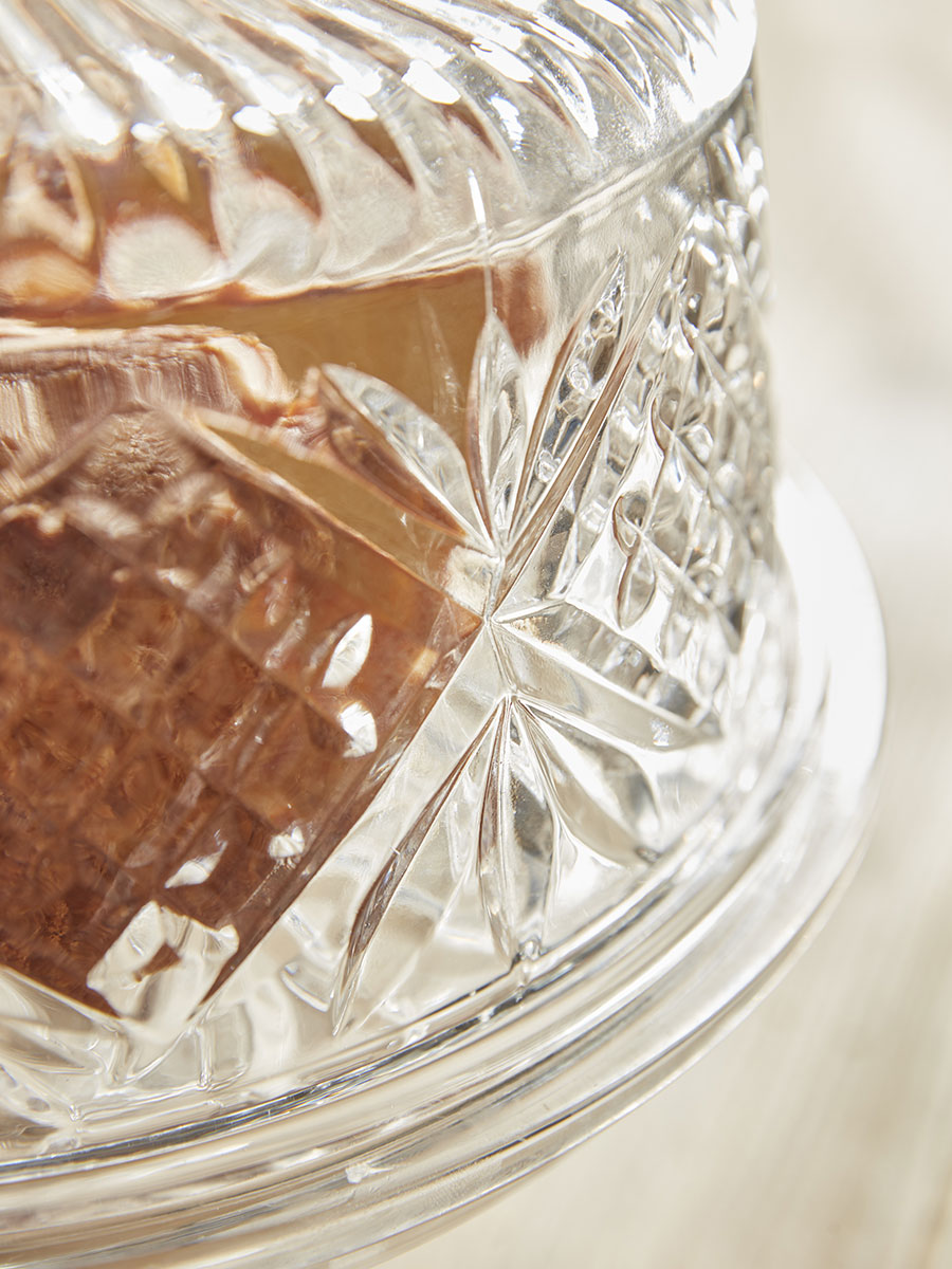 Product photograph of Vintage Style Covered Cake Stand from Cox and Cox.