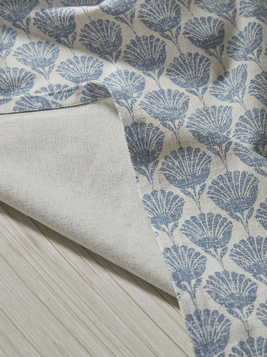 Product photograph of Cotton Tablecloth - Swedish Blue Print from Cox and Cox.