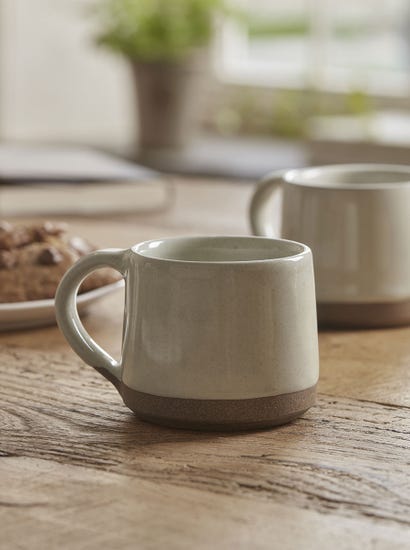 Two Speckled Glazed Mugs