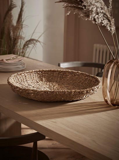 Oversized Seagrass Tray