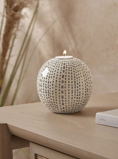 Glazed Dash Tealight Holder