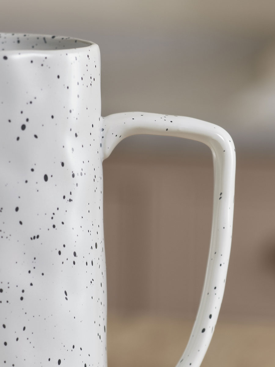 Product photograph of Dimpled Two Tone Jug from Cox and Cox.