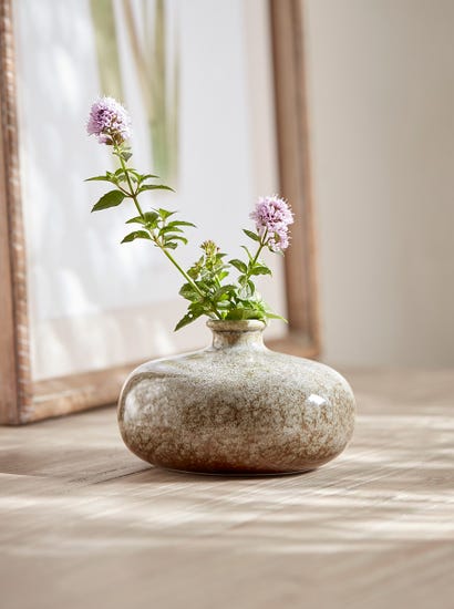 Reactive Glaze Bud Vase