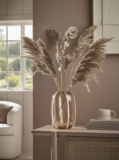 Six Pampas Grass Stems - Natural