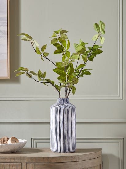 Three Faux Leaf Sprays - Green