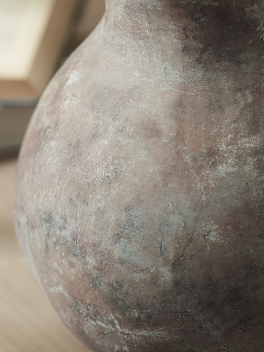 Product photograph of Callie Aged Stone Effect Jug from Cox and Cox.