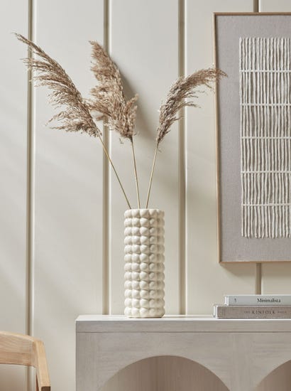 Glazed Bubble Column Vase